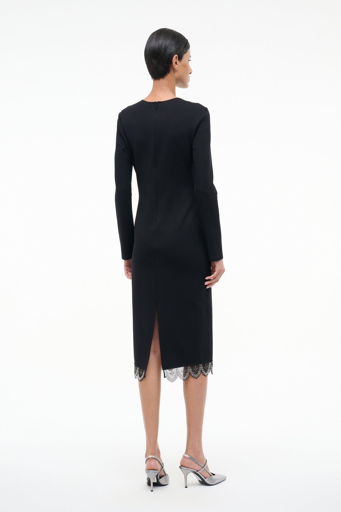 STAUD Sale Hunter Dress Black
