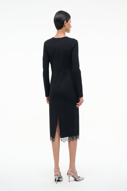STAUD Sale Hunter Dress Black