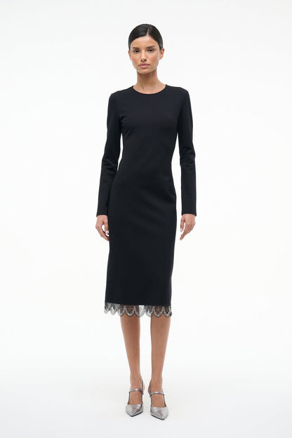 STAUD Sale Hunter Dress Black