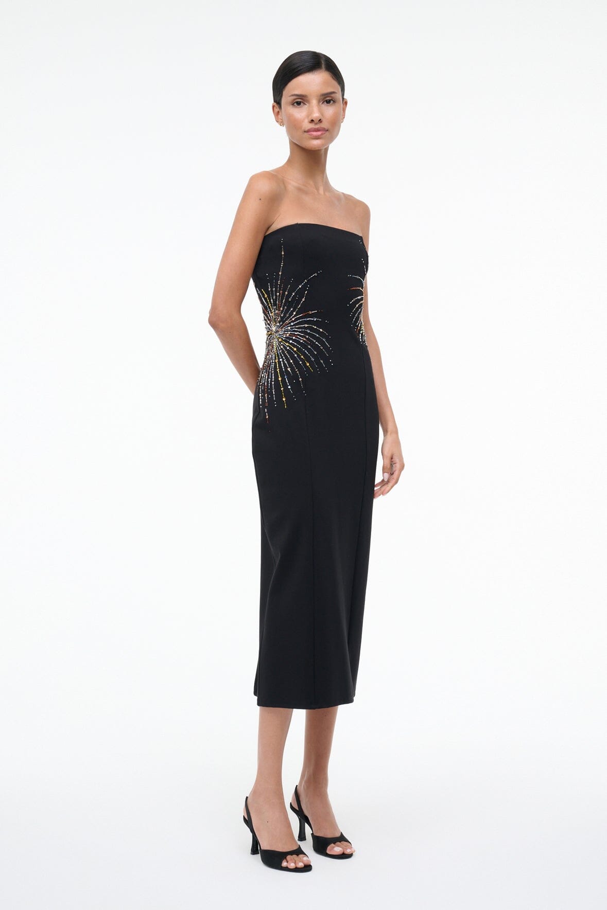 STAUD Sale Britney Dress Firework
