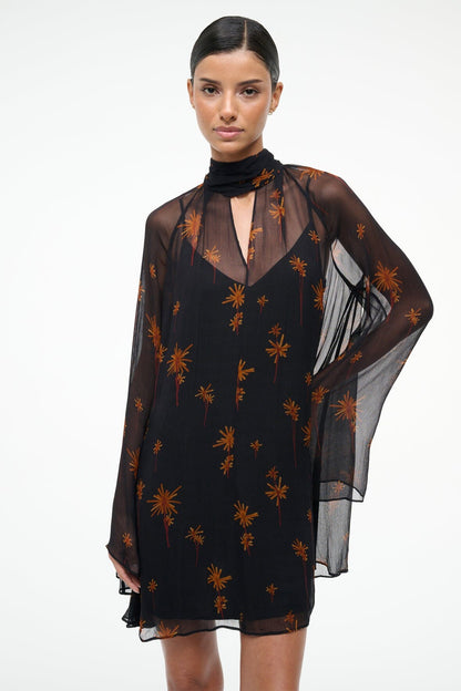 STAUD Sale Esther Mini Dress Autumn Night