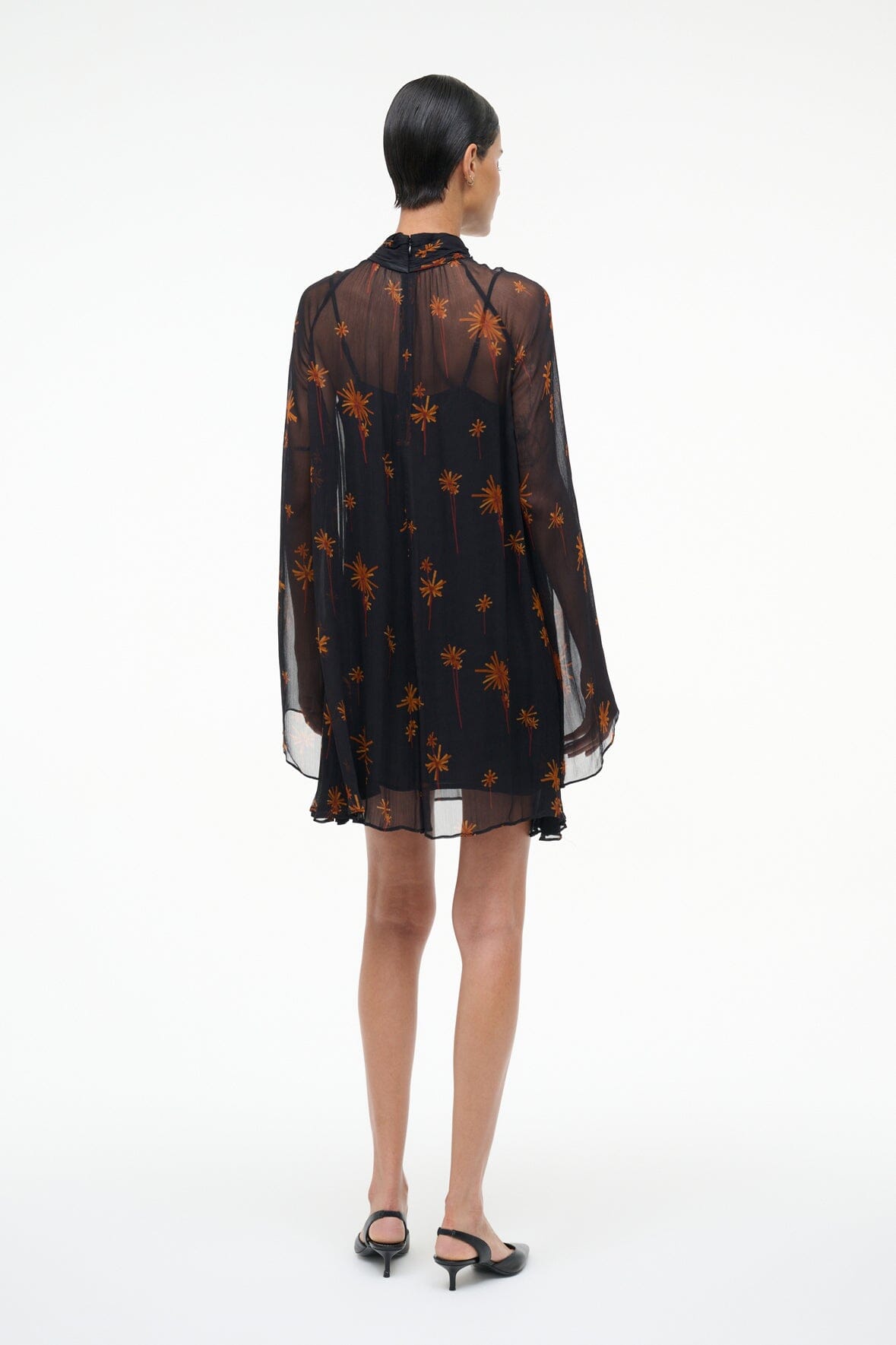 STAUD Sale Esther Mini Dress Autumn Night