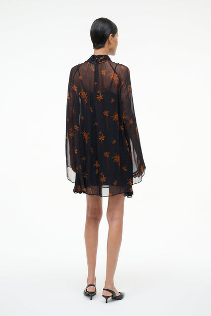 STAUD Sale Esther Mini Dress Autumn Night