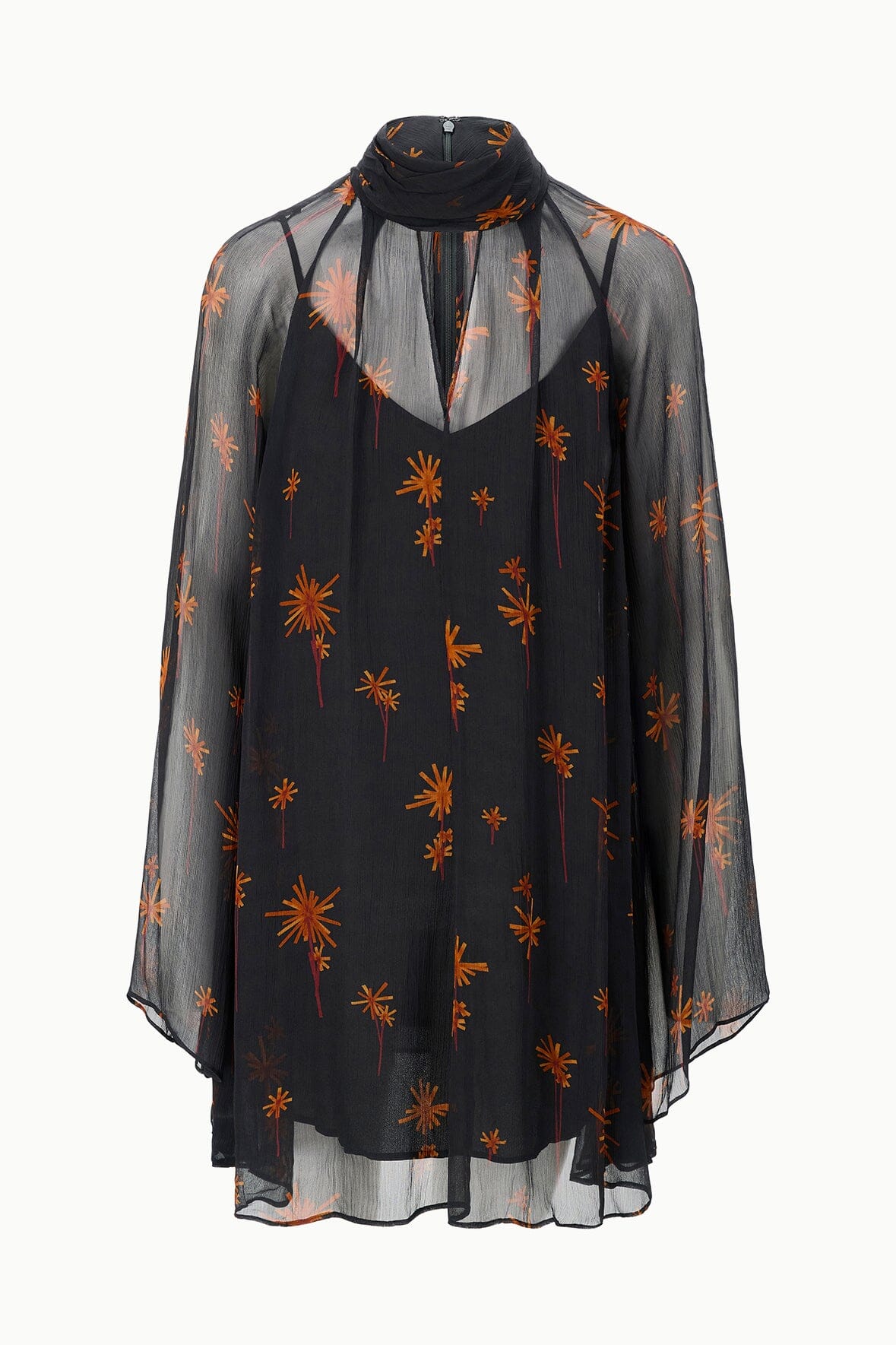 STAUD Sale Esther Mini Dress Autumn Night
