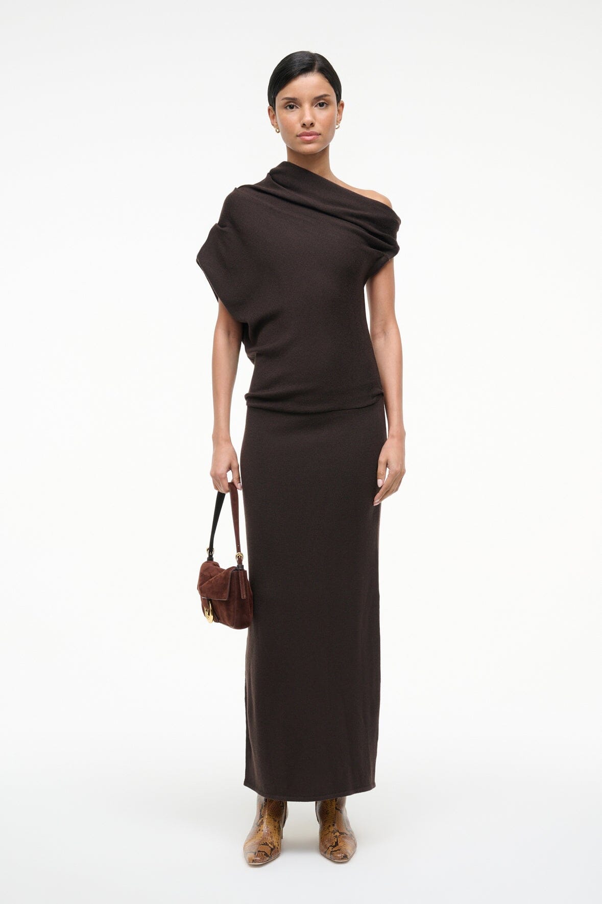 STAUD Sale Mabel Dress Earth