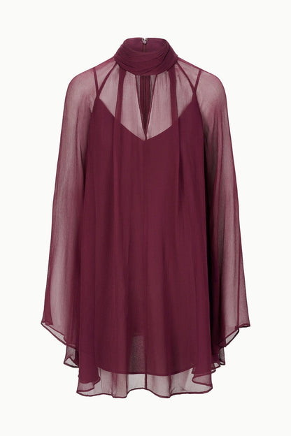 STAUD Sale Esther Mini Dress Syrah