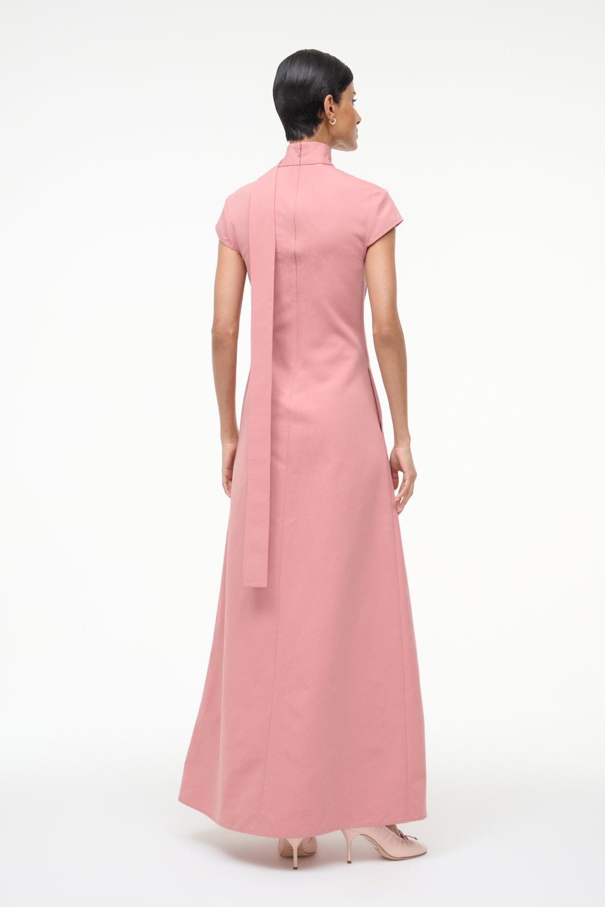 STAUD Sale Ingrid Dress Rosewater