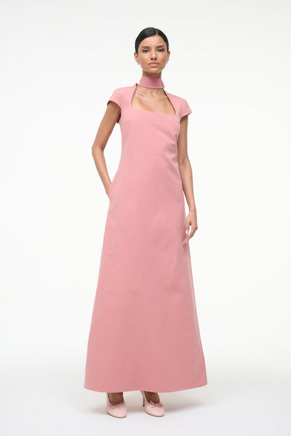 STAUD Sale Ingrid Dress Rosewater