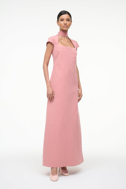 STAUD Sale Ingrid Dress Rosewater