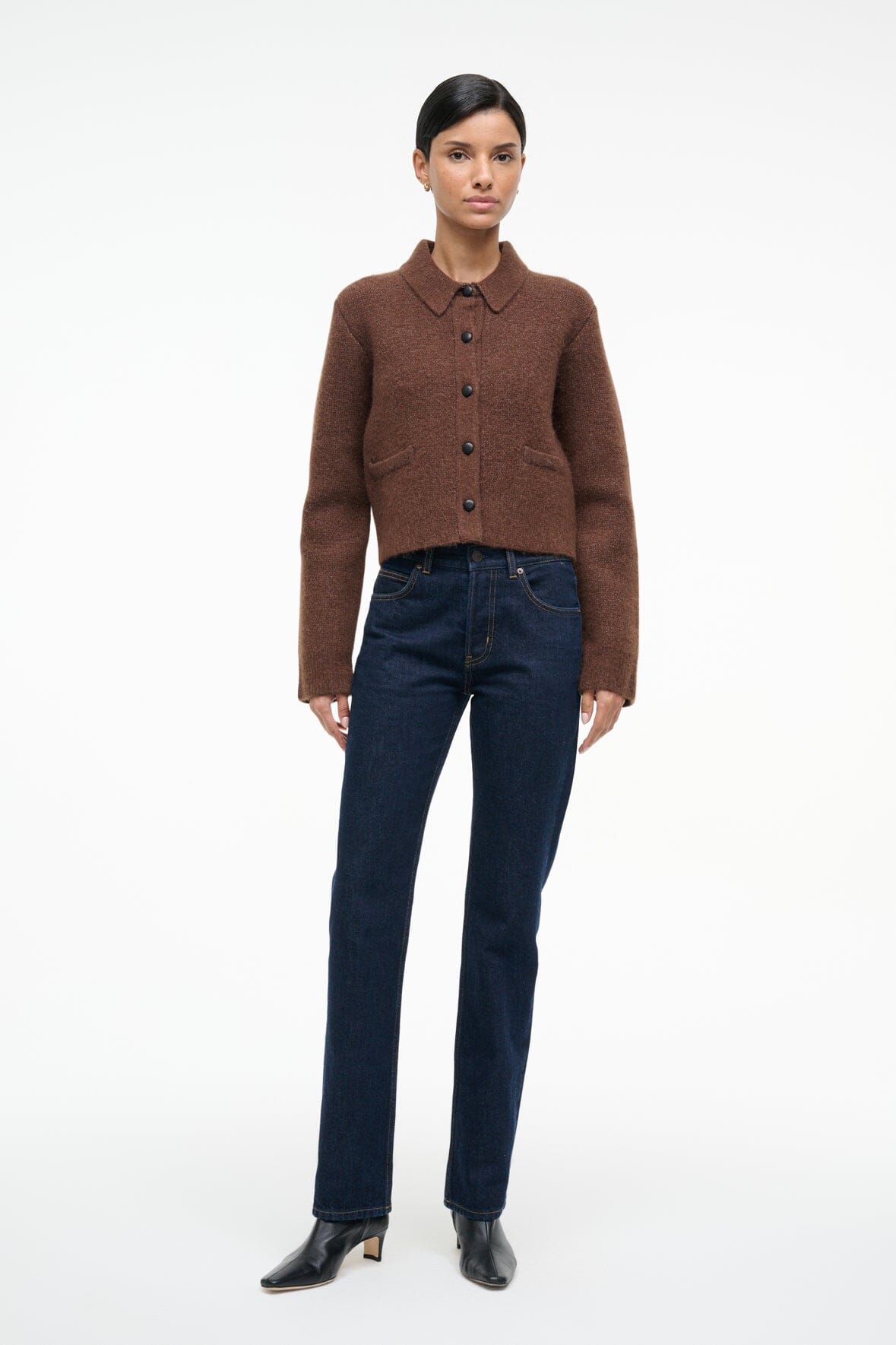 STAUD Sale Theo Sweater Truffle