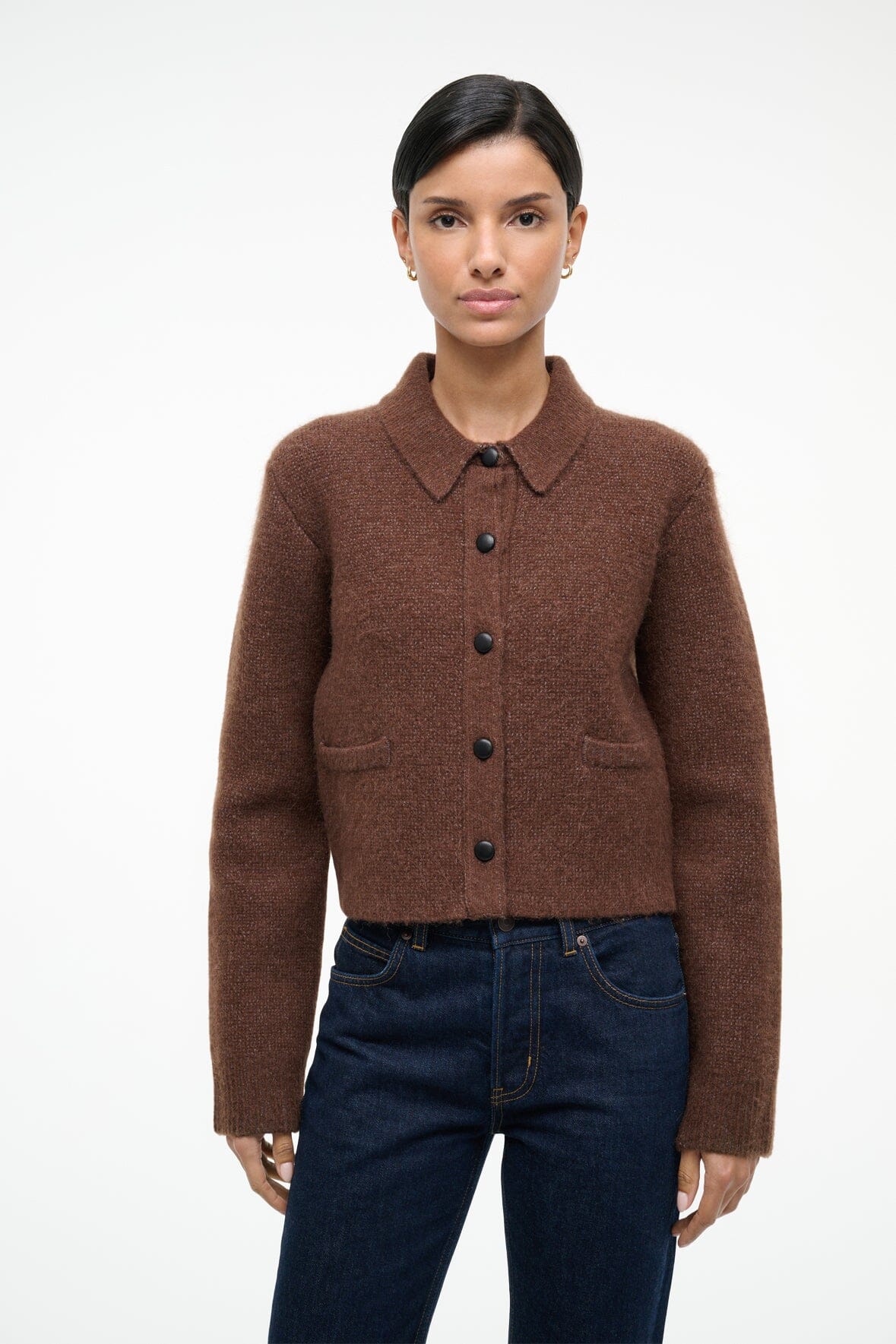 STAUD Sale Theo Sweater Truffle
