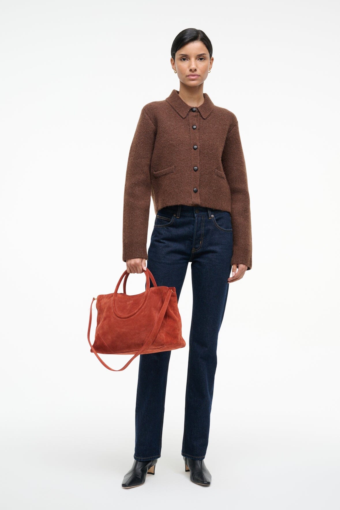 STAUD Sale Theo Sweater Truffle