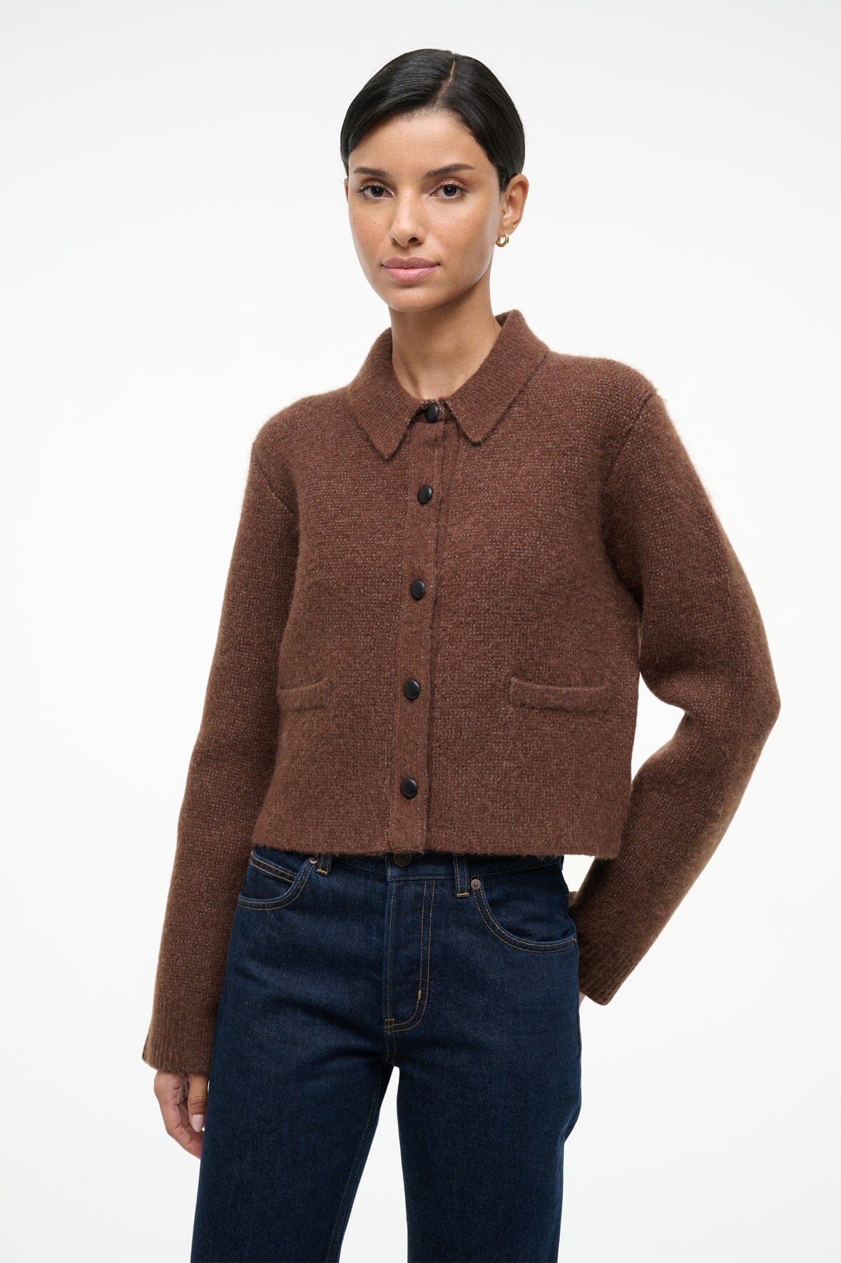 STAUD Sale Theo Sweater Truffle