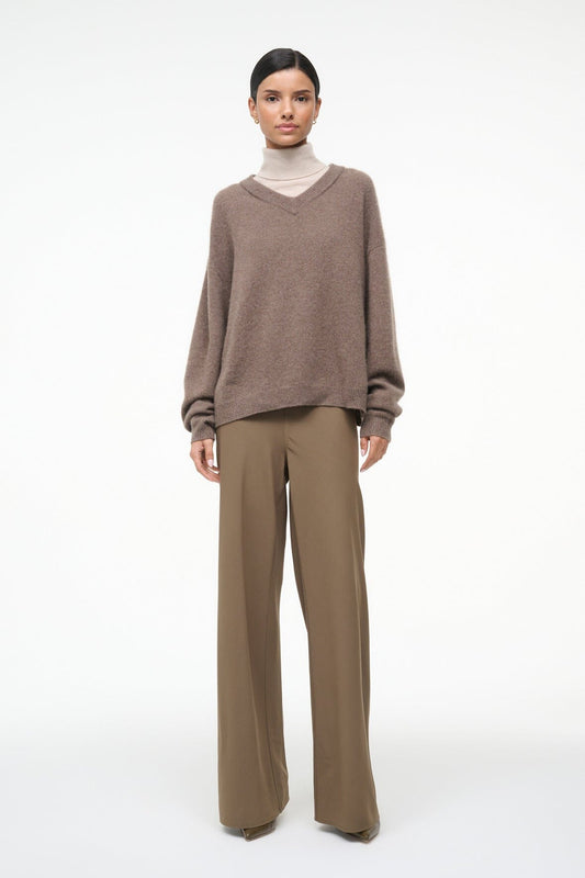 STAUD Sale Doris Cashmere Sweater Truffle