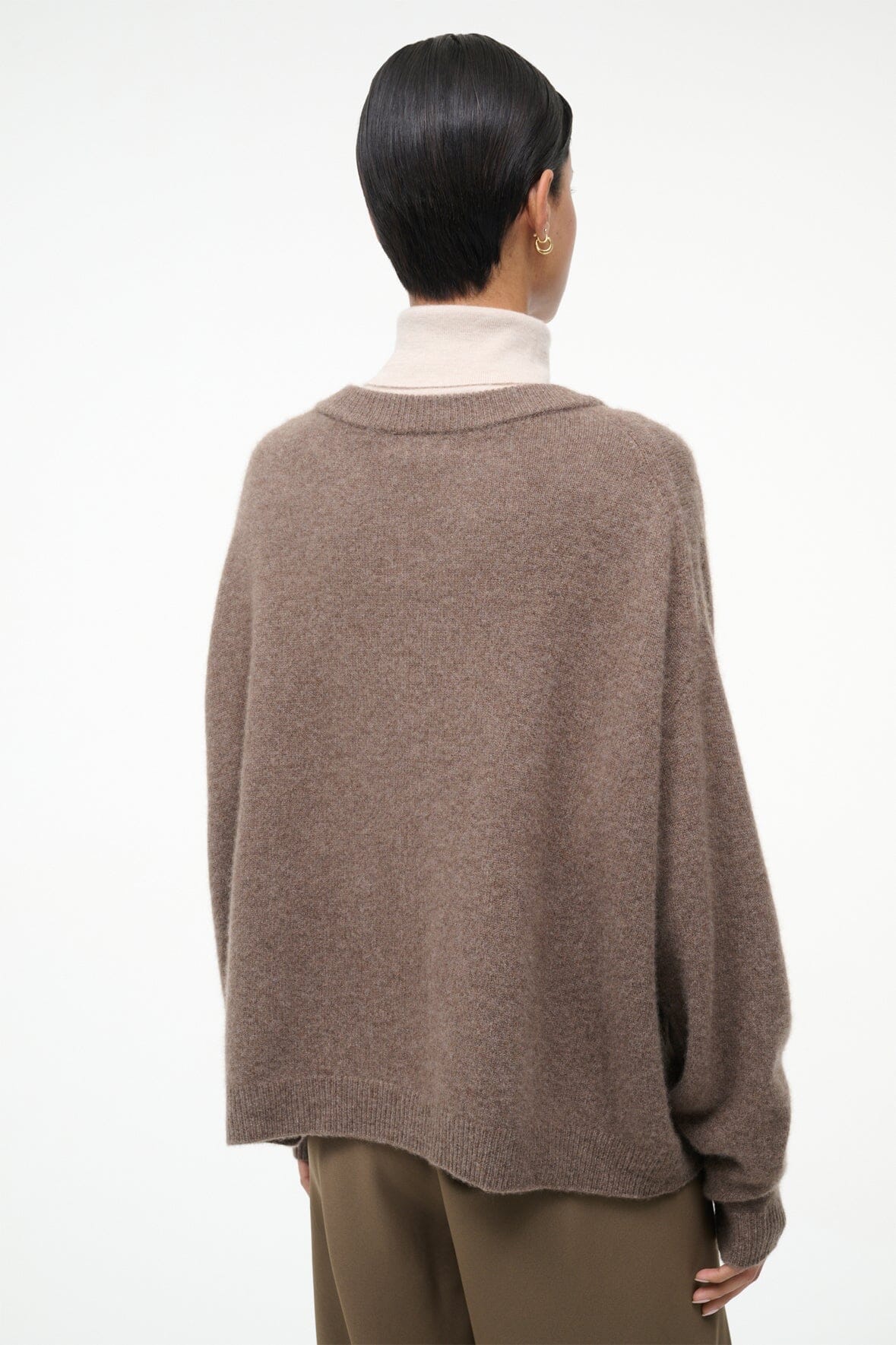 STAUD Sale Doris Cashmere Sweater Truffle