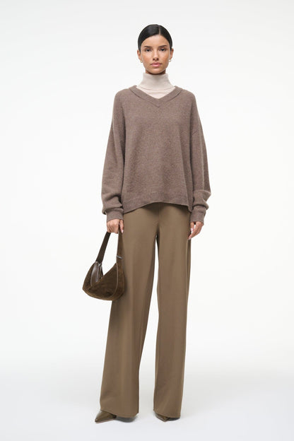 STAUD Sale Doris Cashmere Sweater Truffle