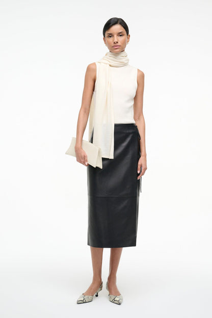 STAUD Sale Canal Top Ivory
