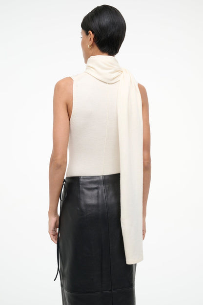 STAUD Sale Canal Top Ivory