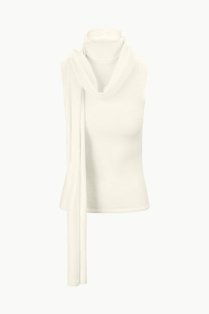 STAUD Sale Canal Top Ivory
