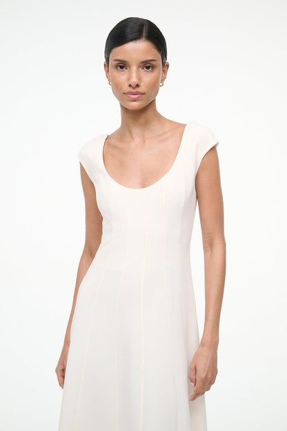 STAUD Sale Charlotte Dress Ecru