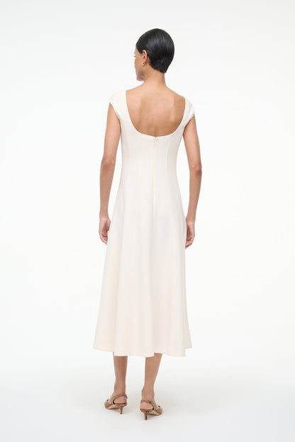 STAUD Sale Charlotte Dress Ecru