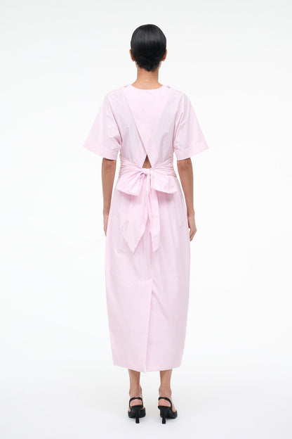 STAUD Sale Michelina Dress Puff Pink