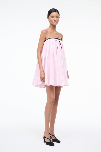 STAUD Sale Sofia Dress Puff Pink