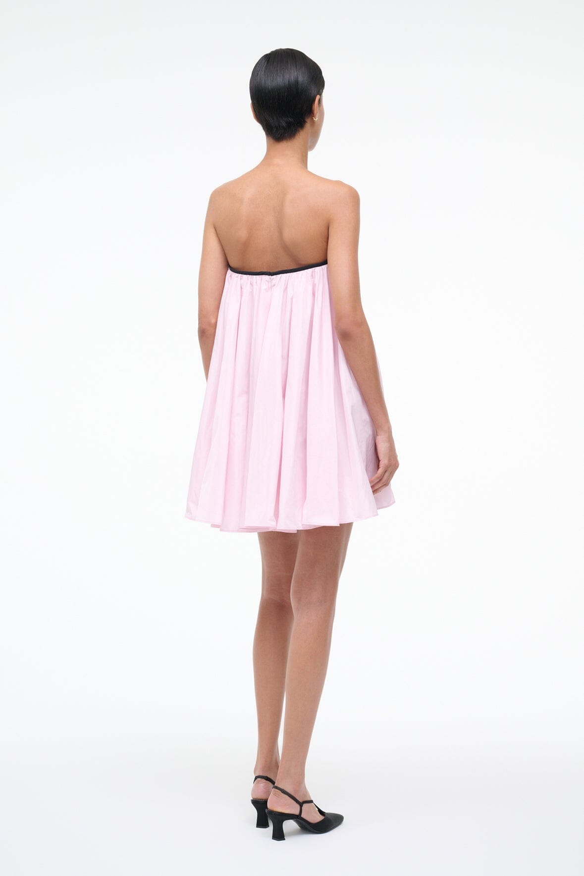 STAUD Sale Sofia Dress Puff Pink
