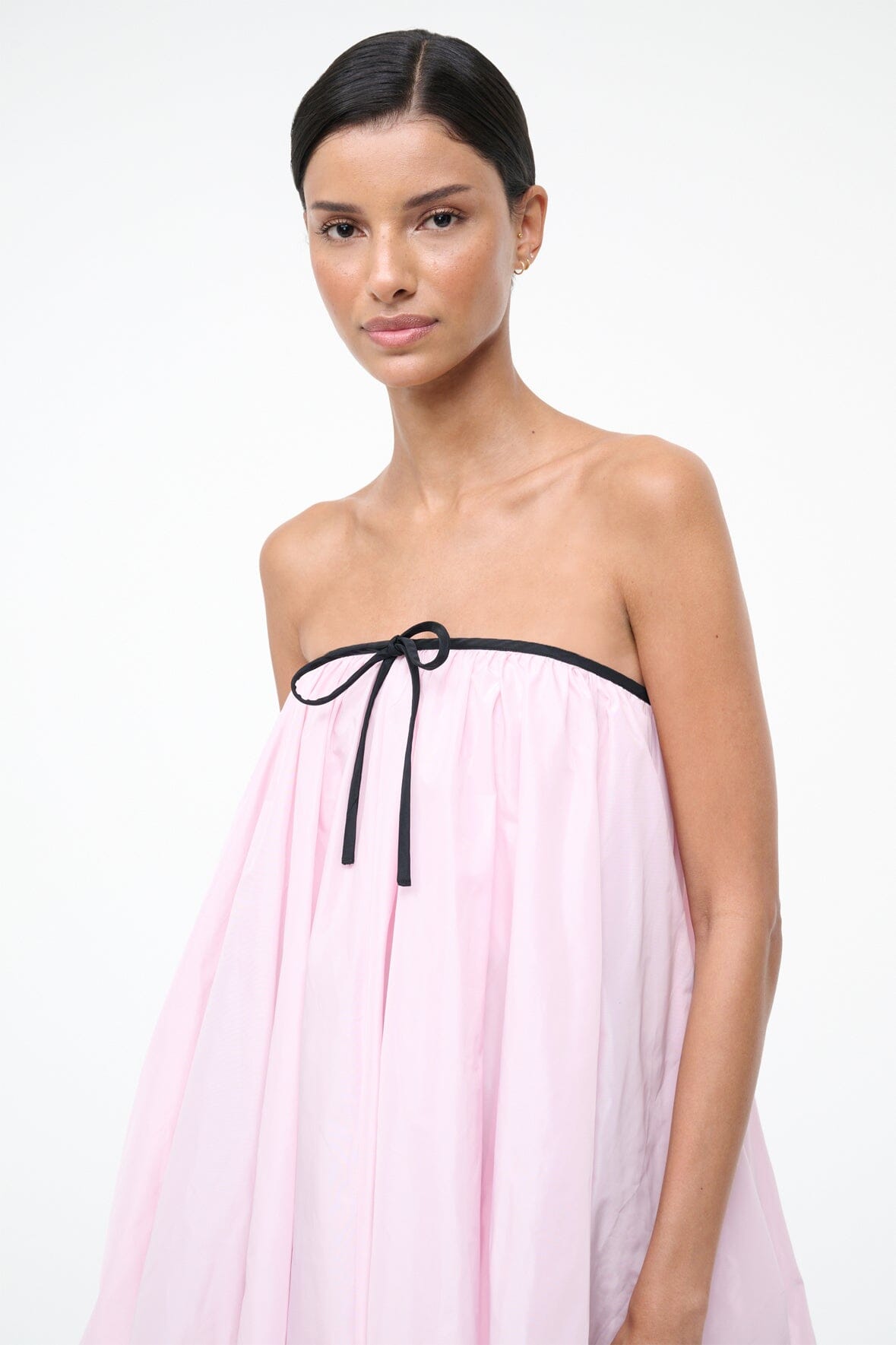 STAUD Sale Sofia Dress Puff Pink