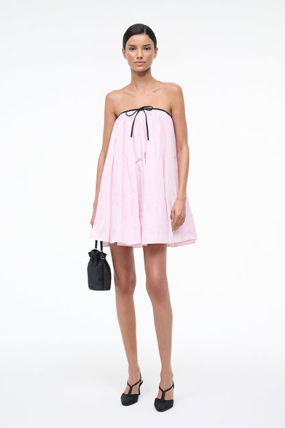 STAUD Sale Sofia Dress Puff Pink