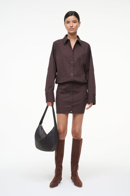 STAUD Sale Cynthia Dress Earth