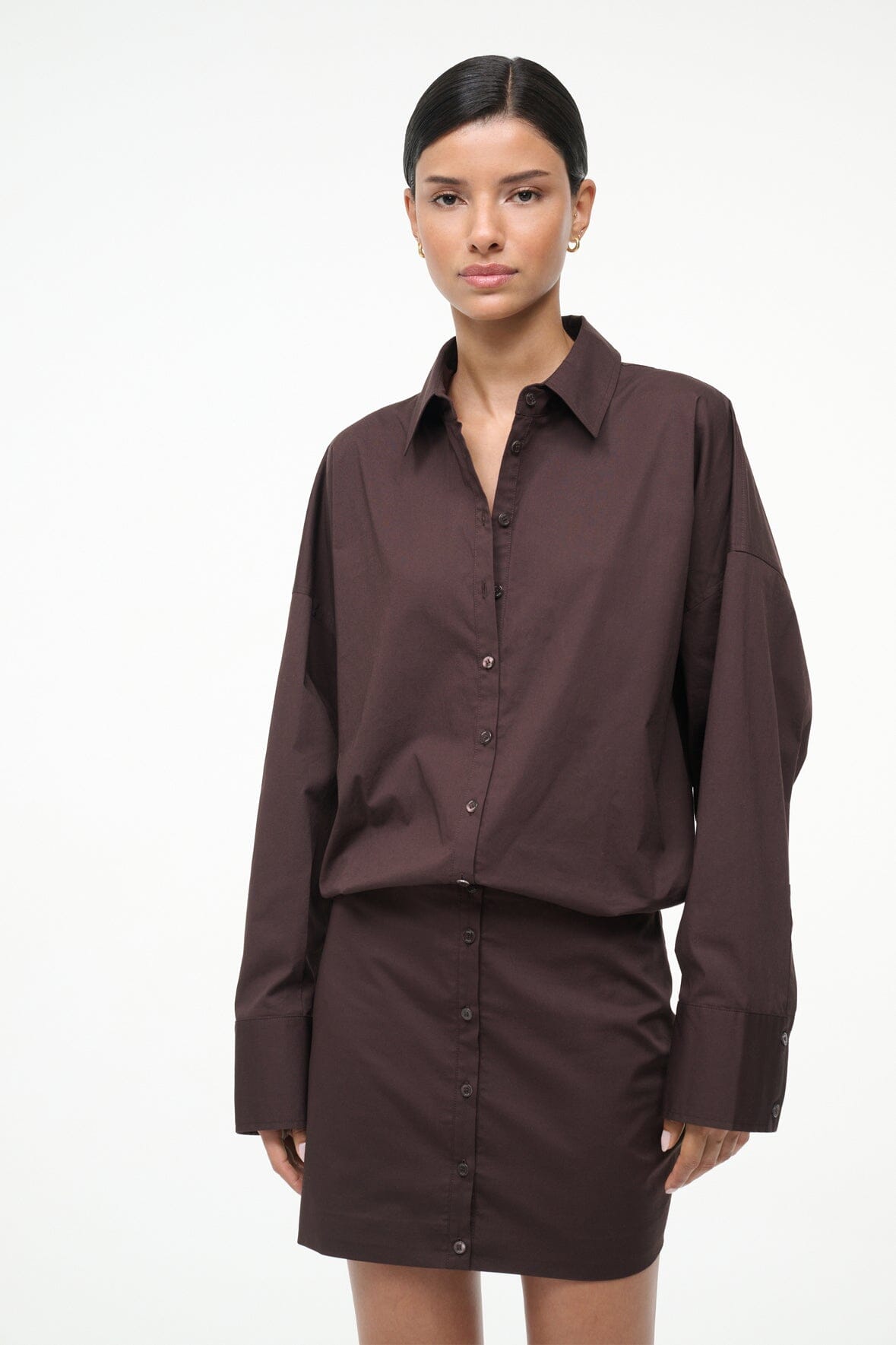STAUD Sale Cynthia Dress Earth