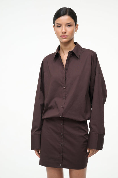 STAUD Sale Cynthia Dress Earth