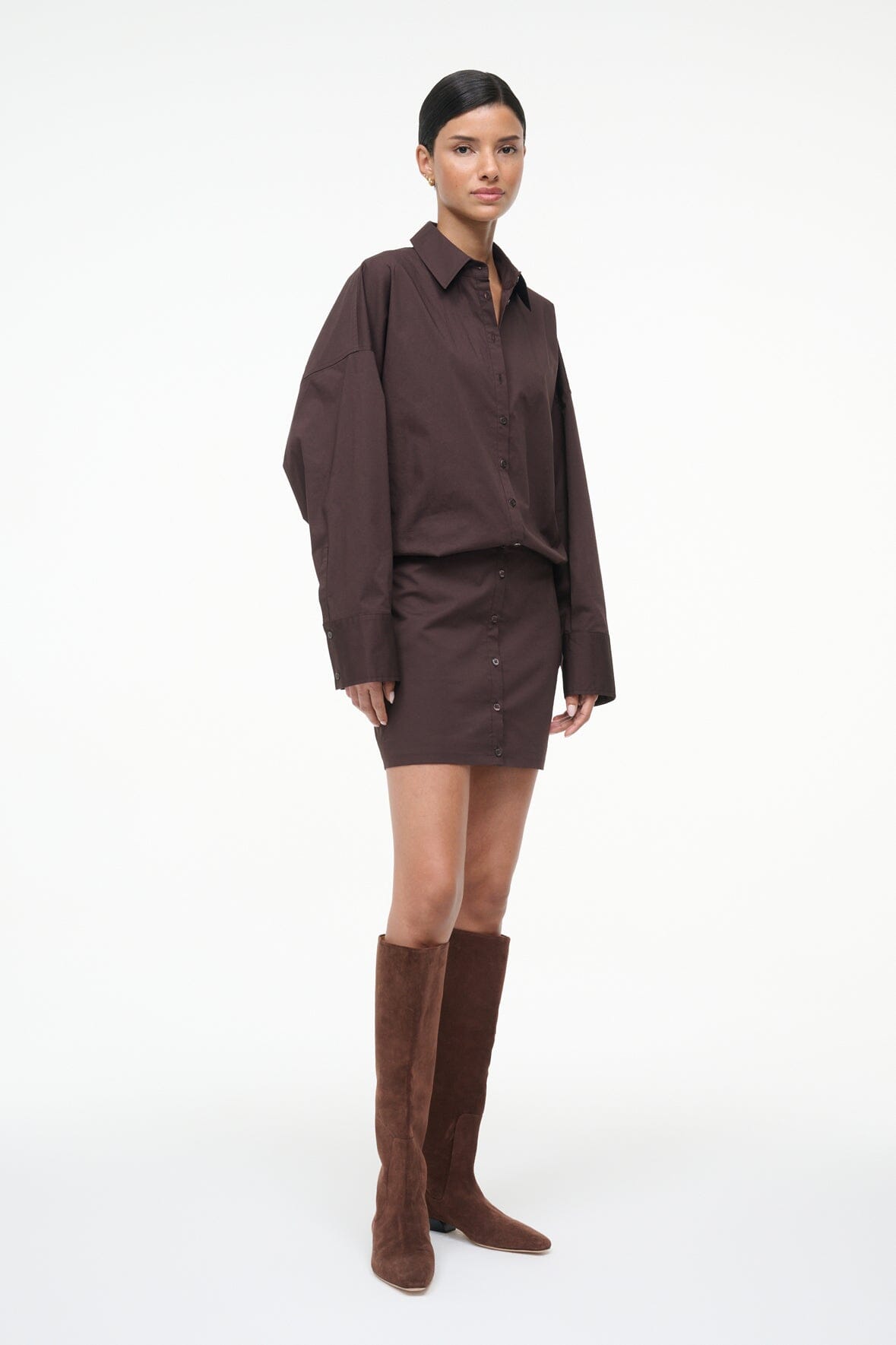 STAUD Sale Cynthia Dress Earth