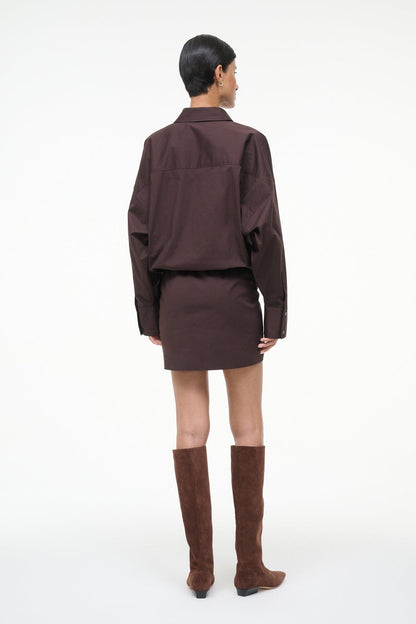 STAUD Sale Cynthia Dress Earth