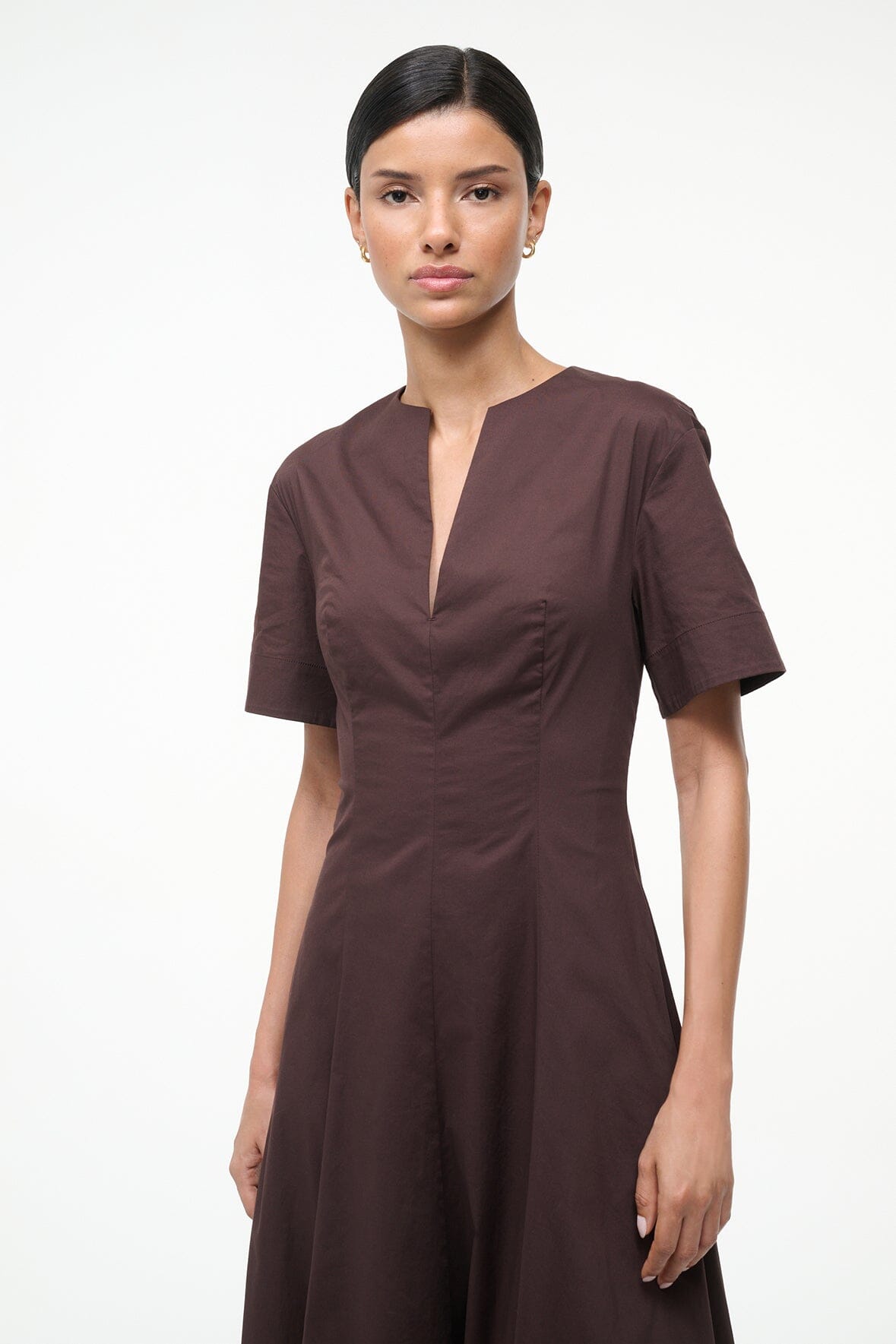 STAUD Sale Frances Dress Earth