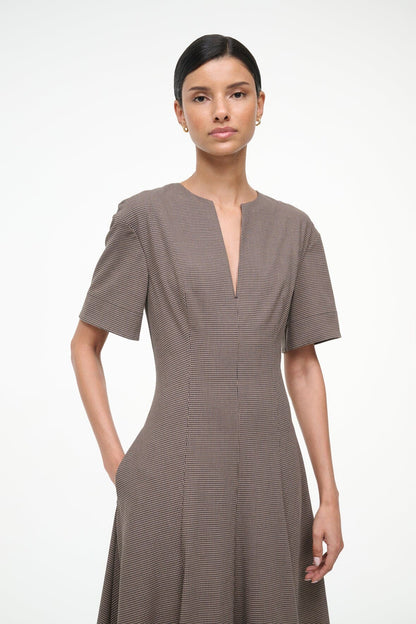 STAUD Sale Frances Dress Houndstooth