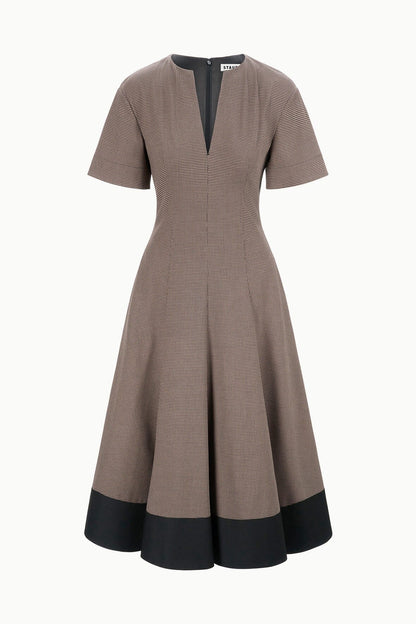 STAUD Sale Frances Dress Houndstooth