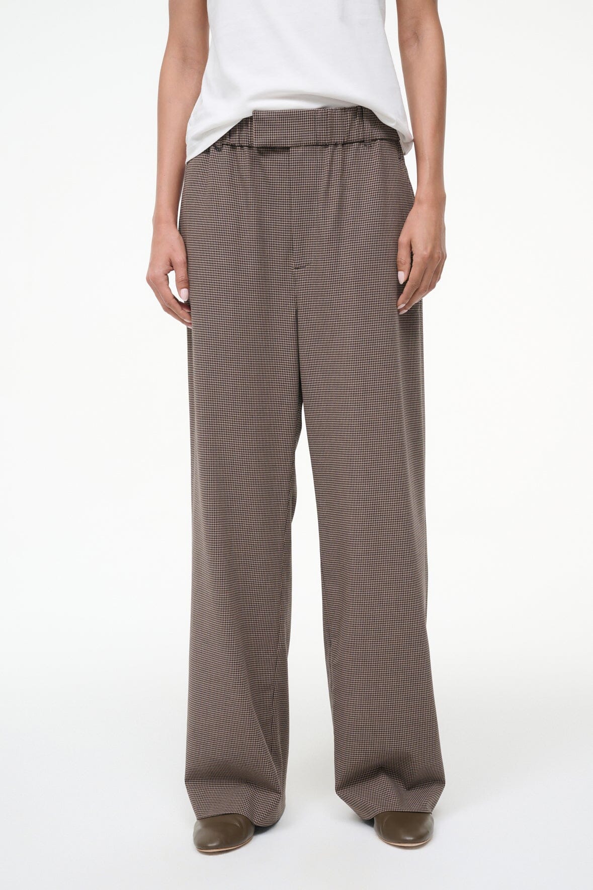 STAUD Sale Jerome Pant Houndstooth