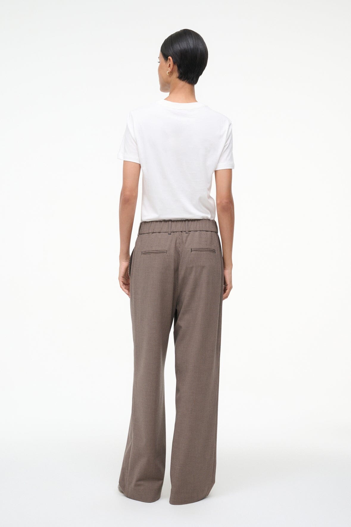 STAUD Sale Jerome Pant Houndstooth