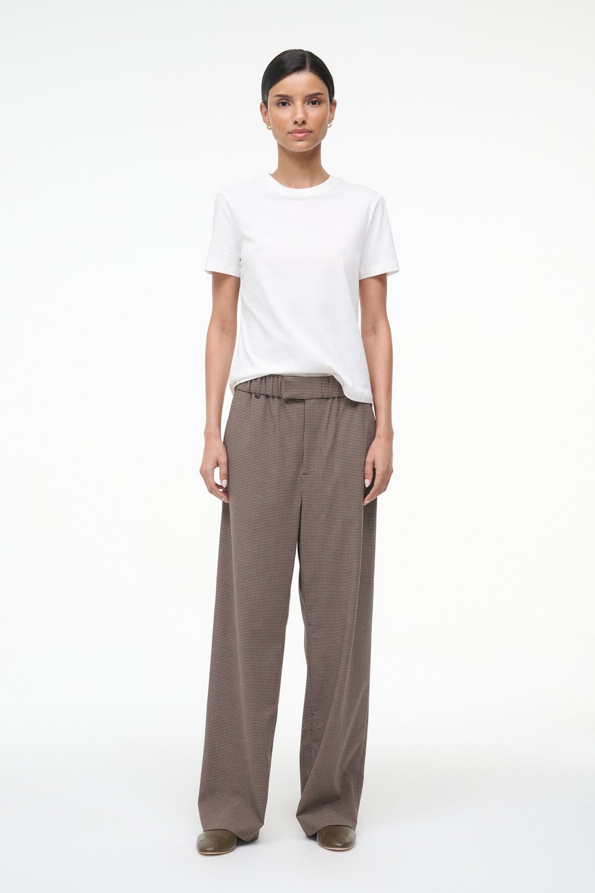 STAUD Sale Jerome Pant Houndstooth