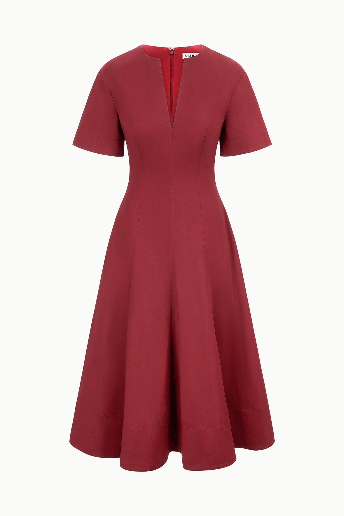STAUD Sale Frances Dress Sangria