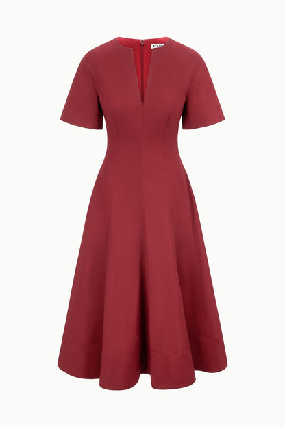 STAUD Sale Frances Dress Sangria