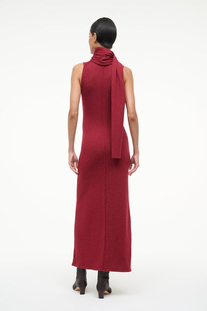 STAUD Sale Canal Midi Dress Sangria