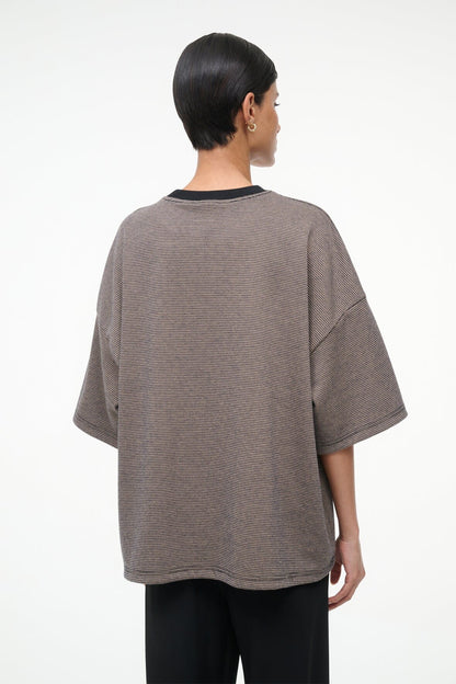 STAUD Sale Capsule Top Houndstooth
