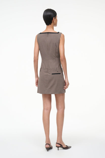 STAUD Sale Skyla Dress Houndstooth