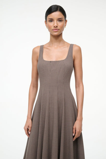 STAUD Sale Wells Dress Houndstooth