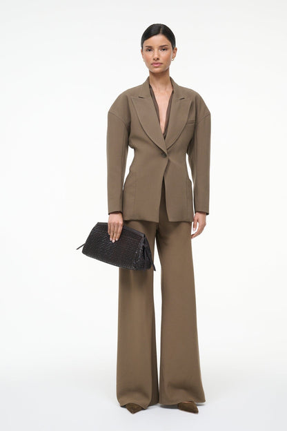 STAUD Sale Cole Blazer Truffle