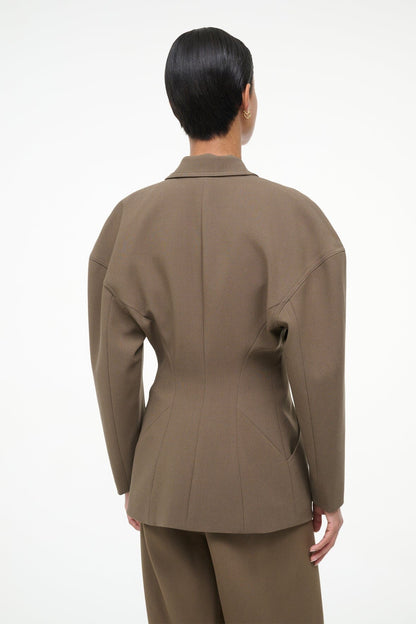 STAUD Sale Cole Blazer Truffle