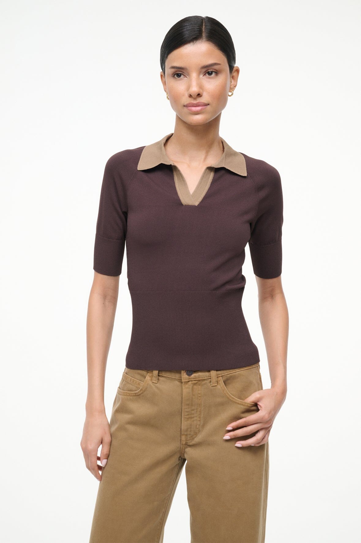 STAUD Sale Gene Top Earth Taupe
